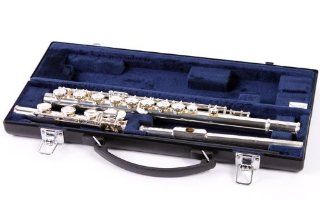 Yamaha 381 Series Intermediate Flute YFL 381H   B Foot 886830104541 Musical Instruments