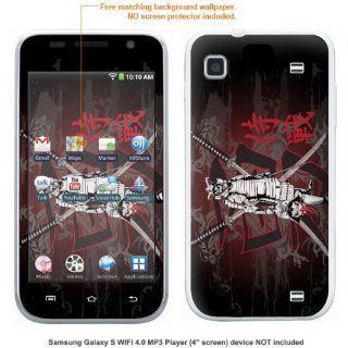 Protective Decal Skin Sticke for Samsung Galaxy S WIFI Player 4.0 Media player case cover GLXYsPLYER_4 376 Cell Phones & Accessories