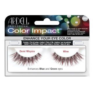 Ardell Color Impact Lashes, Demi Wispies Wine  Fake Eyelashes And Adhesives  Beauty
