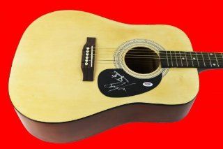 BRIAN KELLEY & TYLER HUBBARD FLORIDA GEORGIA LINE SIGNED GUITAR CERTIFICATE OF AUTHENTICITY PSA/DNA #T76325 Entertainment Collectibles