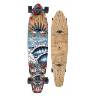 Globe Eyestorm Longboard Skateboard Complete Multi/Smoke
