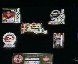 Dale Earnhardt Coca Cola NASCAR 5 Piece Pin Set —