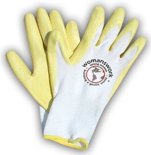 Womanswork 380yL Nitrile Weeding Glove, Yellow, Large  Work Gloves  Patio, Lawn & Garden