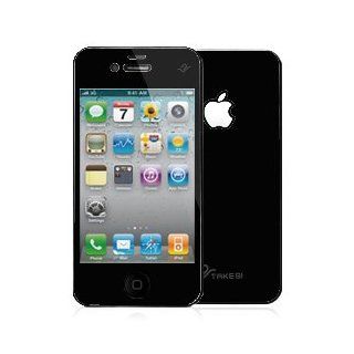 Take91 iPhone 4 / 4S LCD Color Screen Protector Shield   Black Cell Phones & Accessories