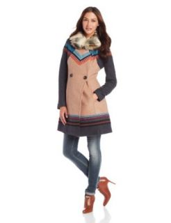 Plenty by Tracy Reese Women's Embroidered Coat, Multi, 2 Wool Outerwear Coats