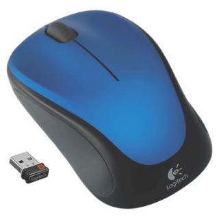 Logitech M317 Wireless Mouse   Blue/Black (910 0