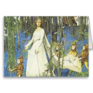 The Fairy Woods Fairy Fairies Painting Art Greeting Cards