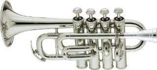 Amati ATR 383 Series Bb/A Piccolo Trumpet Silver Musical Instruments