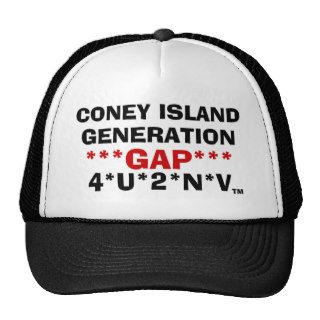 CONEY ISLAND, GENERATION, ***GAP***, 4*U*2*N*V, TM TRUCKER HAT