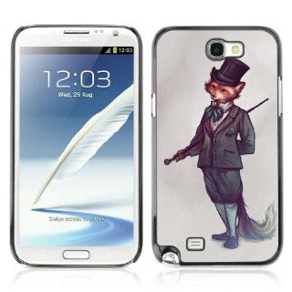ARTCASES Collections Black Hard Back Case for Samsung Galaxy Note II ( Sophisticated Fox ) Cell Phones & Accessories