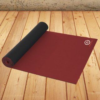 Natural Fitness Professional Natural Rubber Yoga Mat (Brick/Night, 24 x 72 Inch x 4.5 mm)  Sports & Outdoors