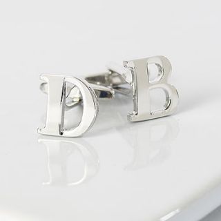 initial cufflinks by suzy q