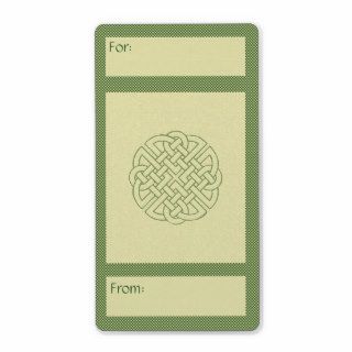 Celtic Knot Shipping Label