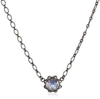 Alberian & Aulde "Morning Star" Moonstone Octet Pendant Necklace Jewelry