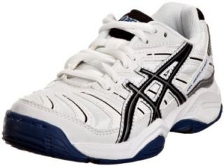 ASICS JUNIOR GEL RESOLUTION 4 Tennis Shoes   1   White Shoes