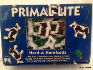 Primal Lite   Herd A Herefords   One String 10 Lights with Ten Bovines (c1993)  