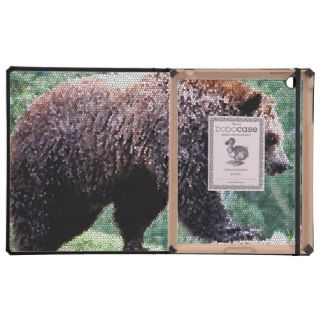 Mosaic Grizzly Bear Cases For iPad
