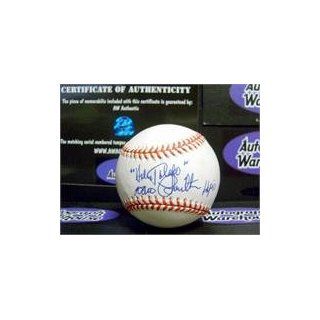 Milo Hamilton autographed Baseball inscribed Holy Toledo HOF 92  Sports Related Collectibles  Sports & Outdoors