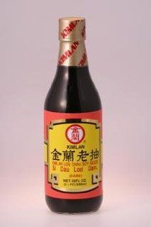 Kimlan Lou Chau Soy Sauce (Dark Soy)   20 oz.  Fermented Soy Sauce  Grocery & Gourmet Food
