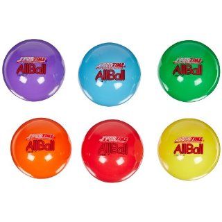 Sportime Multi Purpose Inflatable All Balls   4 inch   Set of 6   Assorted Colors