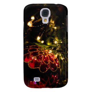 Christmas Bauble with Fairy Lights Galaxy S4 Covers