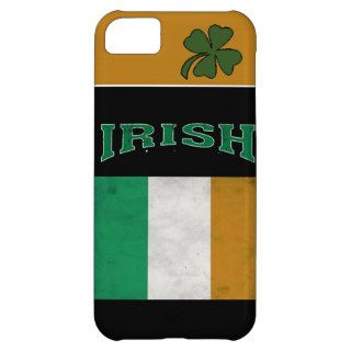 Custom Irish Flag Grunge iPhone Case iPhone 5C Cases