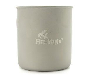 Fire Maple Camping Cup Titanium Cup Water Cup 55g 330ml  Sports & Outdoors