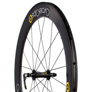 CycleOps PowerTap 65mm G3 Carbon Tubular Wheelset