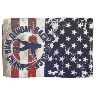 Back to Back World War Champs Seal Kitchen Towel