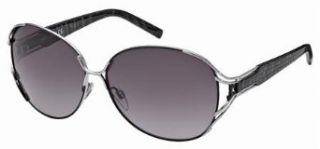 Just Cavalli JC 399/S 16B Black Oversized Round Sunglasses Clothing