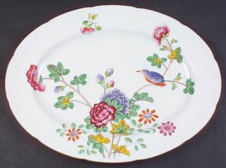 Wedgwood Cuckoo (Gold Trim) 15 Oval Serving Platter, Fine China Dinnerware   Wi