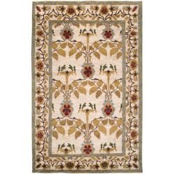 Hand knotted Multicolored Bordered Ashland Wool Rug (2 X 3)