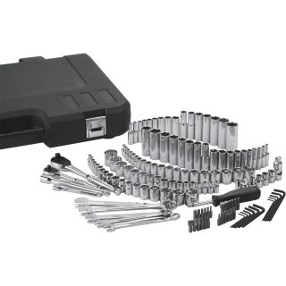 Klutch Mechanic’s Tool Set — 141-Pc., 1/4in. & 3/8in. Drive  Multi Drive   Specialty Sets