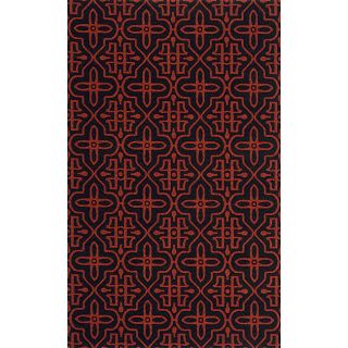 Power loomed Moresque Charcoal Rug (8 X 10)