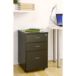 Furniture Of America Basis 3 drawer Rolling File Cabinet