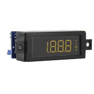 Dwyer Window Mount LCD Digital Panel Meter, DPMW 401, 3 1/2 Digits, F, C, %RH, psi, Amber Indicator Lights