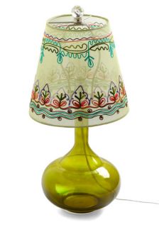 Come Bright In Lamp in Green  Mod Retro Vintage Decor Accessories