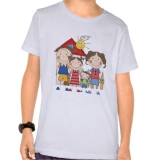 Dad, Mom, Big Sister, Little  Brother Family Shirt