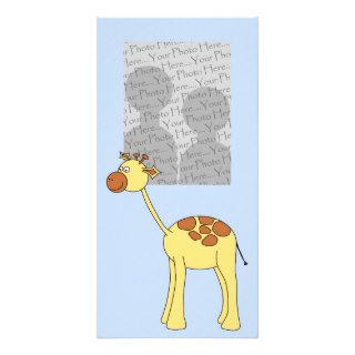 Giraffe Cartoon. Photo Cards