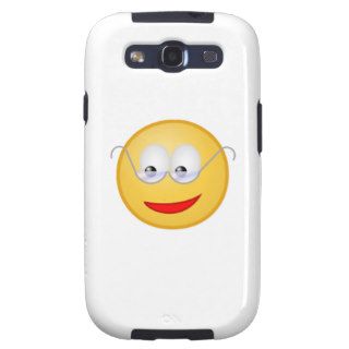 Smiley Face with Glasses Galaxy SIII Covers