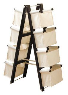 Rubbermaid MN402 2 Side Canvas Basket Storage Ladder   Home Storage Baskets