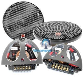 Hybrid Integra 402   Morel 4" 2 Way Coaxial Speakers with Passive Crossovers  Component Vehicle Speaker Systems 