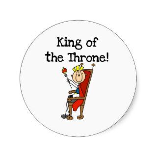 King of the Throne Stickers