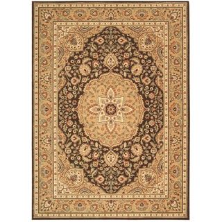 Arabesque Easton Cocoa Wool Rug (7'9 x 10'10) 7x9   10x14 Rugs