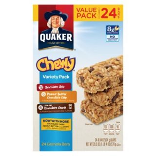 Quaker Chewy Variety Pack Granola Bars 24 pk