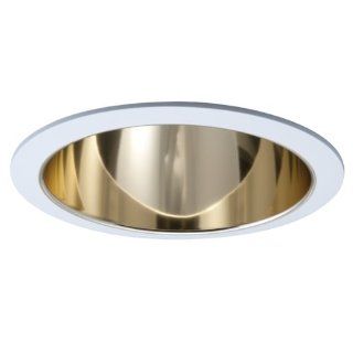 Halo Recessed 405RG 6 Inch Socket Supporting Trim with Residential Gold Reflector   Close To Ceiling Light Fixtures  