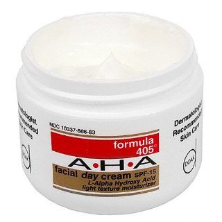 Formula 405 Aha facial day cream, Spf 15   2 Oz  Facial Cleansing Creams  Beauty