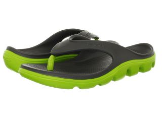 Crocs Duet Sport Flip Flop Sandals (Gray)