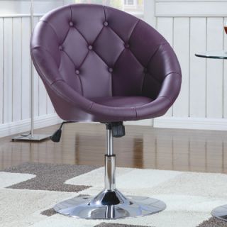 Wildon Home ® Hebron Adjustable Swivel Bar Stool 102580 Color Purple