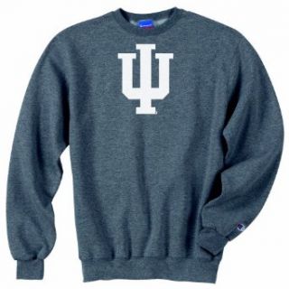 NCAA Indiana Hoosiers Powerblend Crew, Granite, XXLarge  Sports Fan Sweatshirts  Clothing